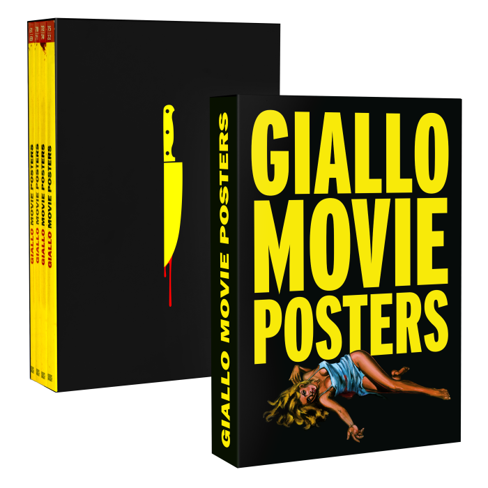 Bundle: All four Volumes of GIALLO MOVIE POSTERS with slipcase (4 books + slipcase)